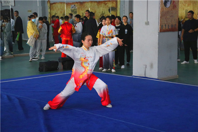 晋中信息学院武术队举行队内选拔赛，全力以赴备战省武术锦标赛